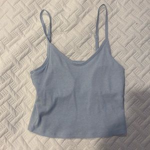Cropped Tank Top with Padding